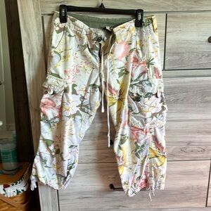 Lucky Brand RARE capris cargo pants